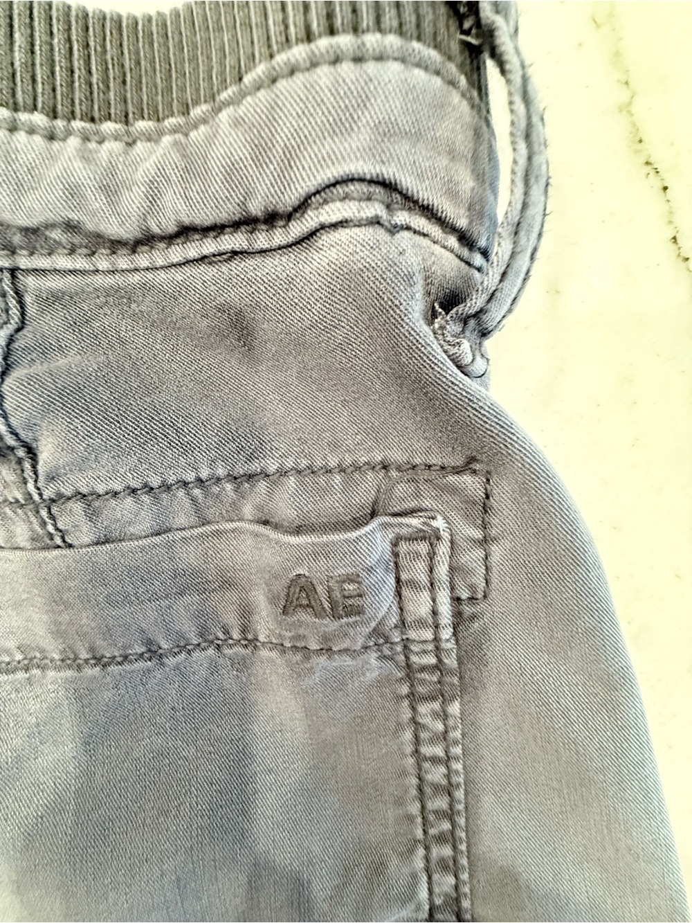 American Eagle Outfitters Gray Straight Leg Cargo Pants - Picture 11 of 12